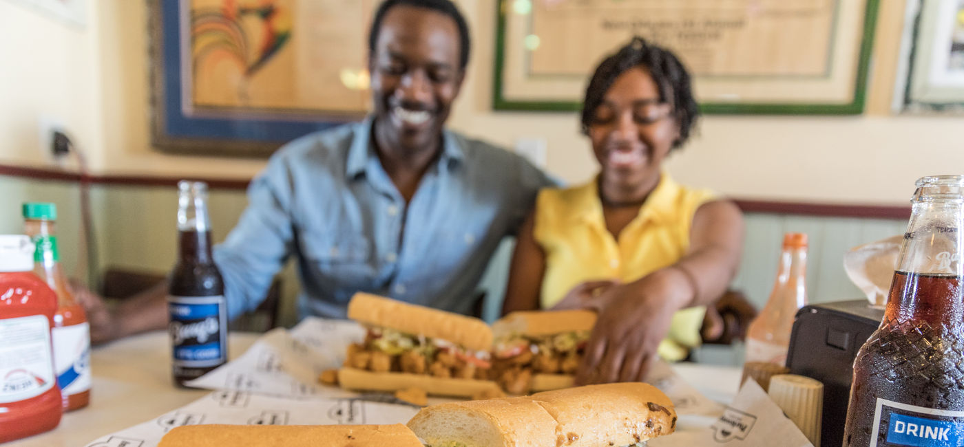 Image: Culinary delights in New Orleans. (Photo Credit: New Orleans & Company/Zack Smith)