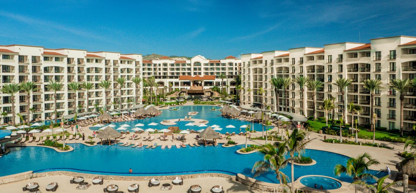 Image: Aerial view of Hyatt Ziva Los Cabos, part of Playa Hotels & Resorts. (Photo Credit: Hyatt Hotels Corporation)