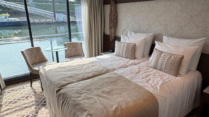 Staterooms start at 183 sq ft, with Deluxe Balcony Suites offering a true private balcony at 269 sq ft. Staterooms start at 183 sq ft, with Deluxe Balcony Suites offering a true private balcony at 269 sq ft.