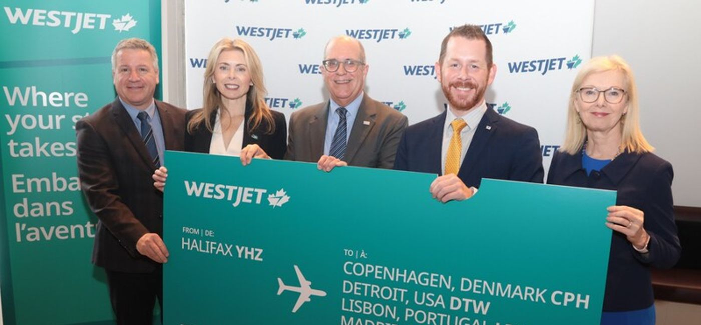 Image: WestJet celebrates four new routes from Halifax for summer 2026 (Photo Credit: WestJet)