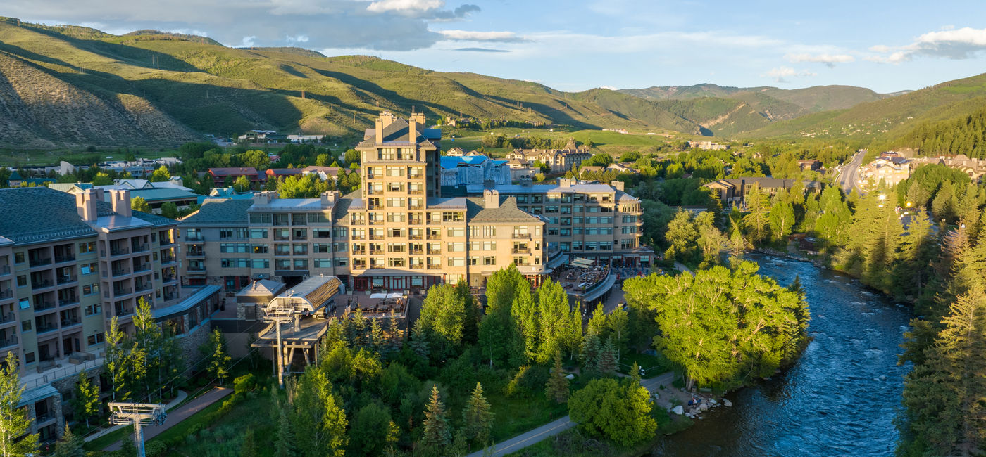 Image: The resort is located right on the banks of the Eagle River in Avon (Photo Credit: The Westin Riverfront Resort & Spa)