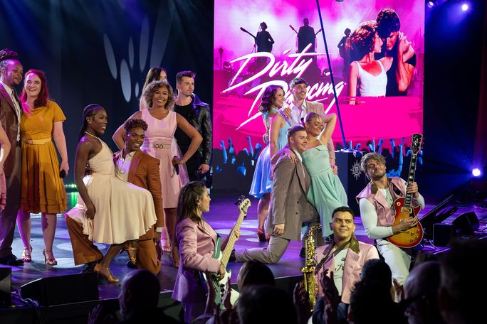 MSC World America Naming Ceremony Dirty Dancing performance