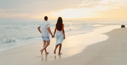 Couple on the beach at Wyndham Alltra Punta Cana