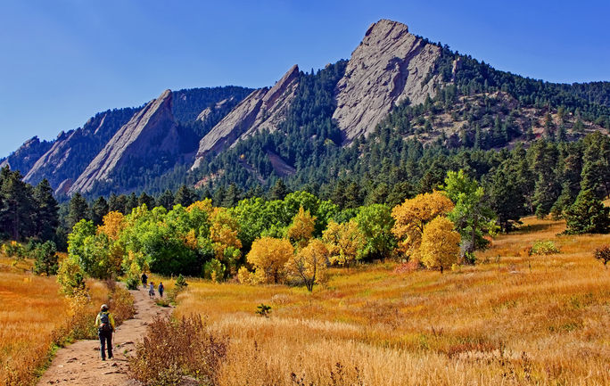 Fall colors in Boulder, Colorado