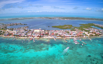 San Pedro, a vibrant town on Ambergris Caye, Belize.