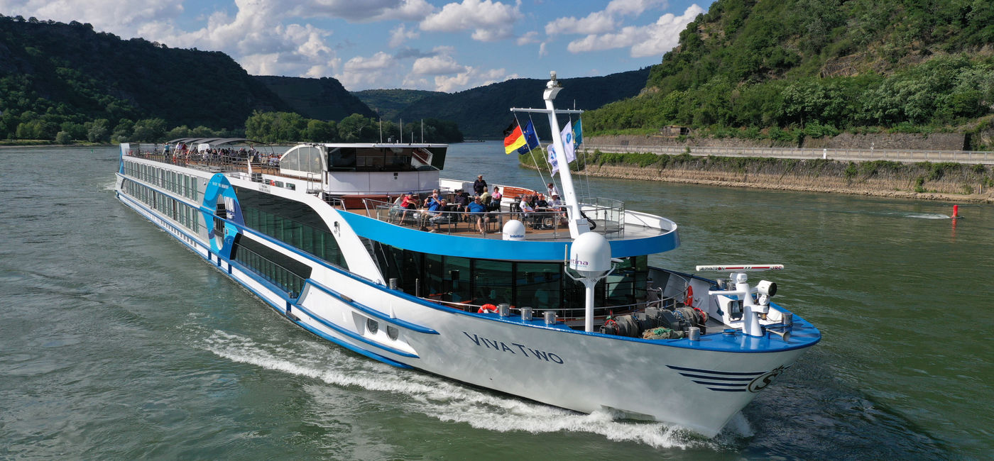 Image: The VIVA TWO river cruise ship will be one of three cruise ship hosts for the 2027 RiverView conference. (Photo Credit: (photo via VIVA Cruises))