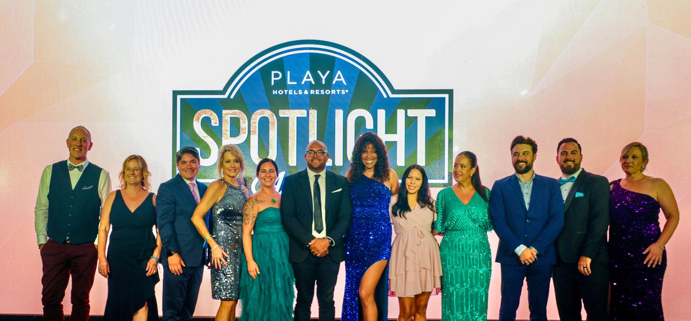 Photo: 2024 Spotlight Awards at the Hyatt Ziva Cancun (Photo Credit: Playa Hotels & Resorts)