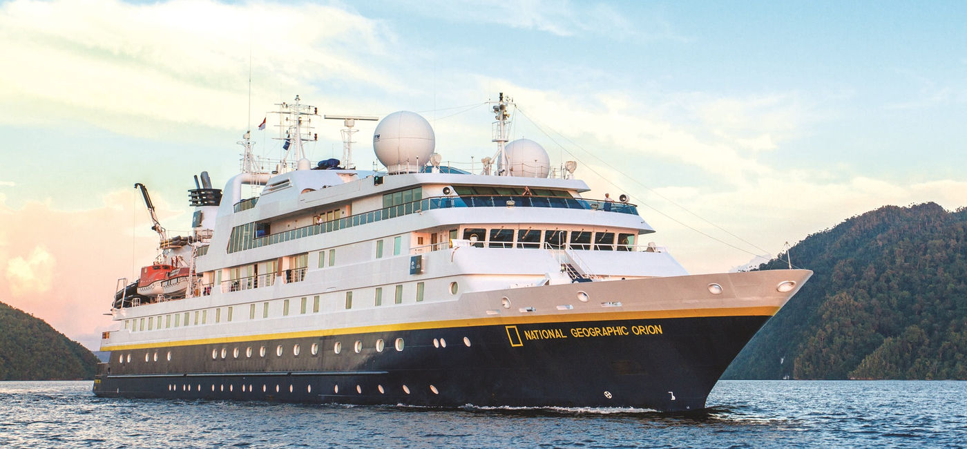 Image: National Geographic Orion. (photo courtesy of Lindblad Expeditions)