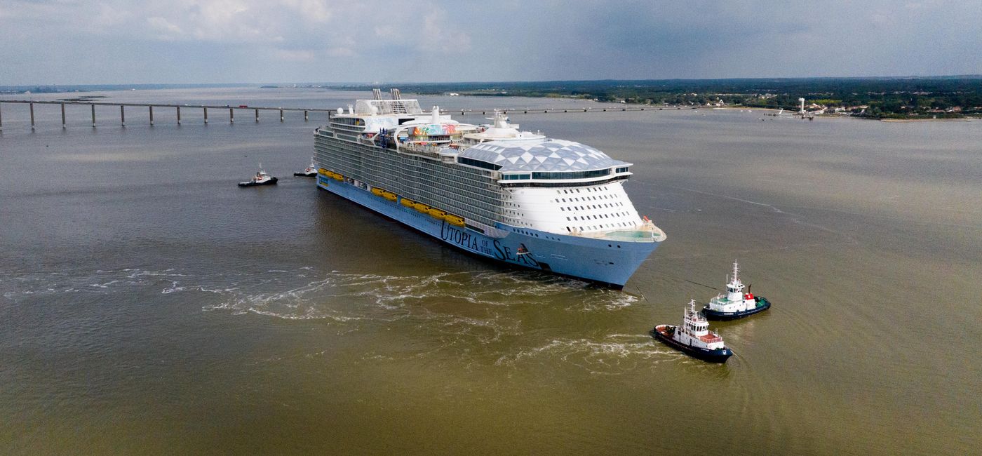 Image: Utopia of the Seas begins sea trials (Photo Credit: Royal Caribbean International)