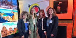 L-R: Alegria Narvaez, Isabel Martín Benítez, Maria Jose Ibañez Silla and María Canfran Almiñana of the Tourist Office of Spain in Canada.