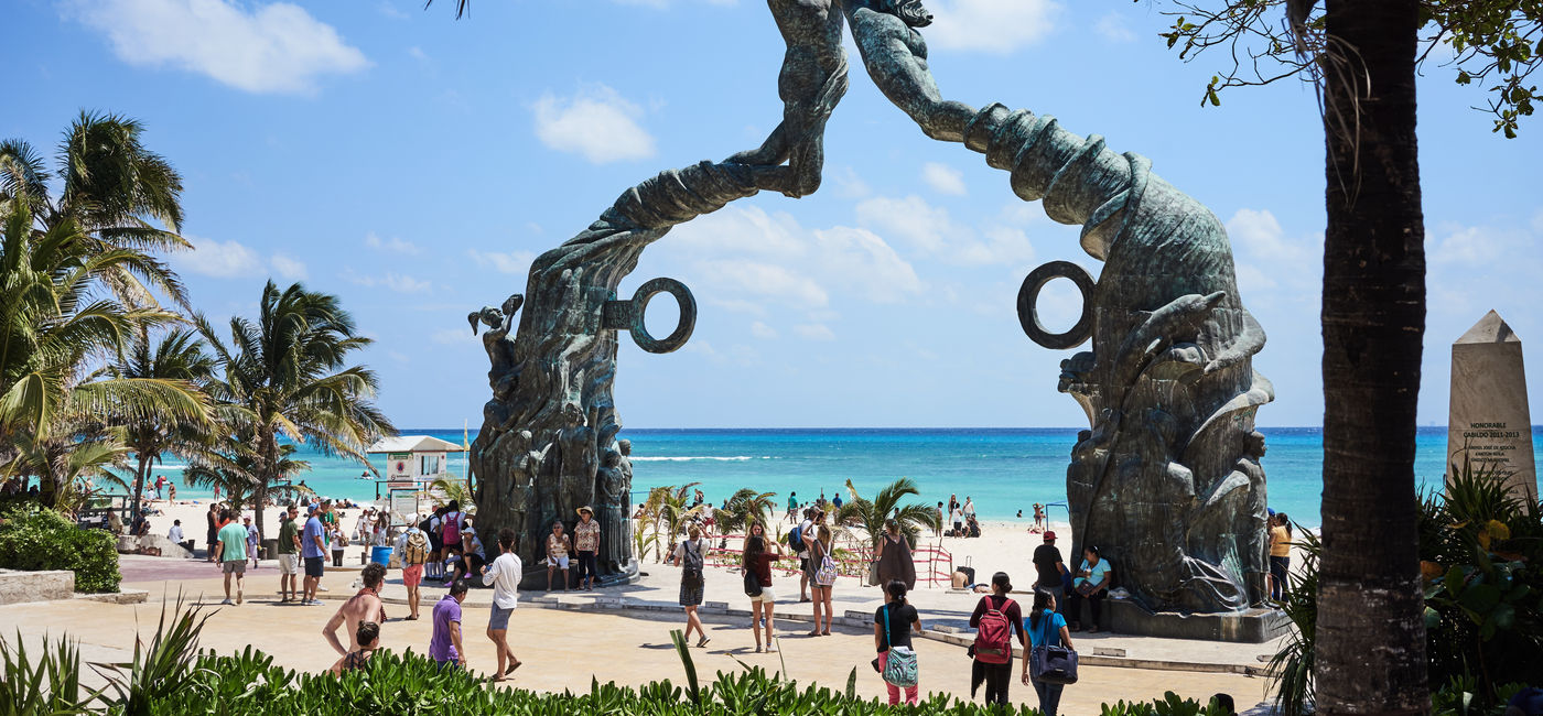 Image: Fundadores Park in Playa del Carmen, Mexico. (Photo Credit: Adobe Stock/marako85)