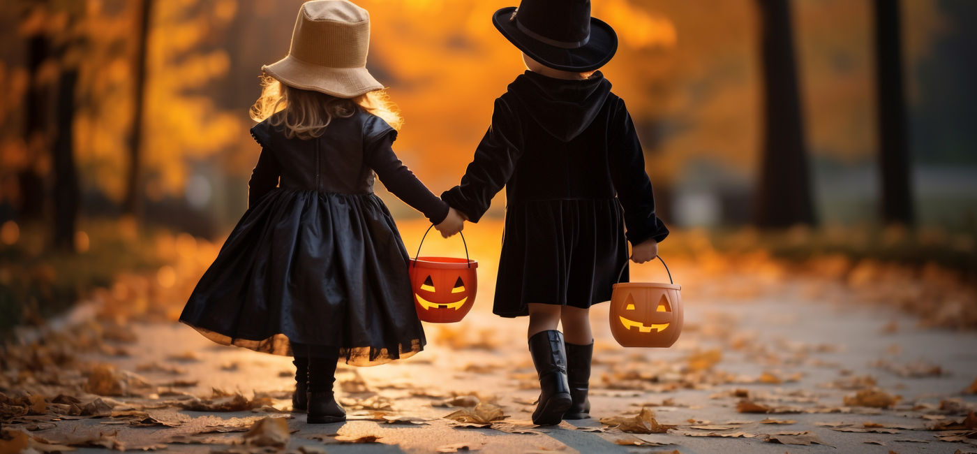 Image: Children Trick Or Treating. (Photo Credit: Mystikal Forest / Adobe Stock)