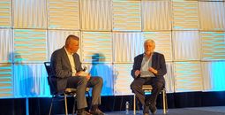 Avoya Travel's Chief Sales Officer Phil Cappelli with top-selling IA David Locke (left to right).