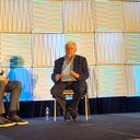 Avoya Travel's Chief Sales Officer Phil Cappelli with top-selling IA David Locke (left to right).