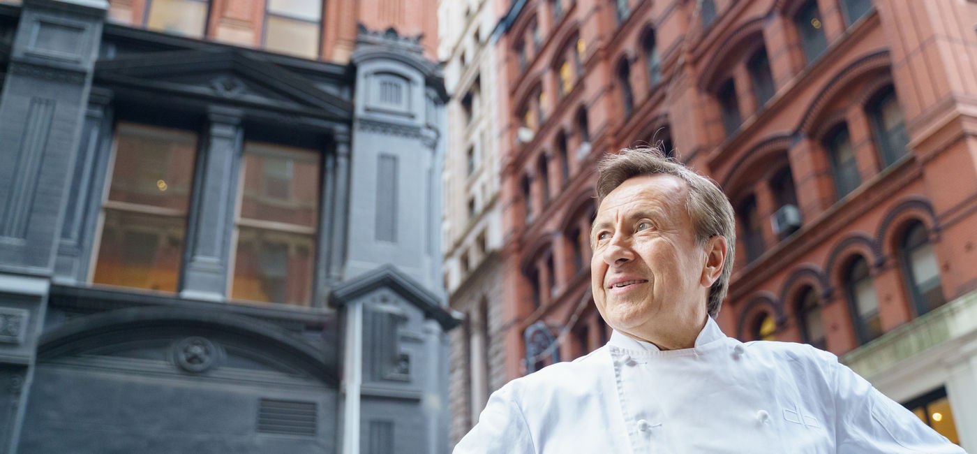 Image: Chef Daniel Boulud joins Air France's chef team (Photo Credit: Eric Vitale Photography)