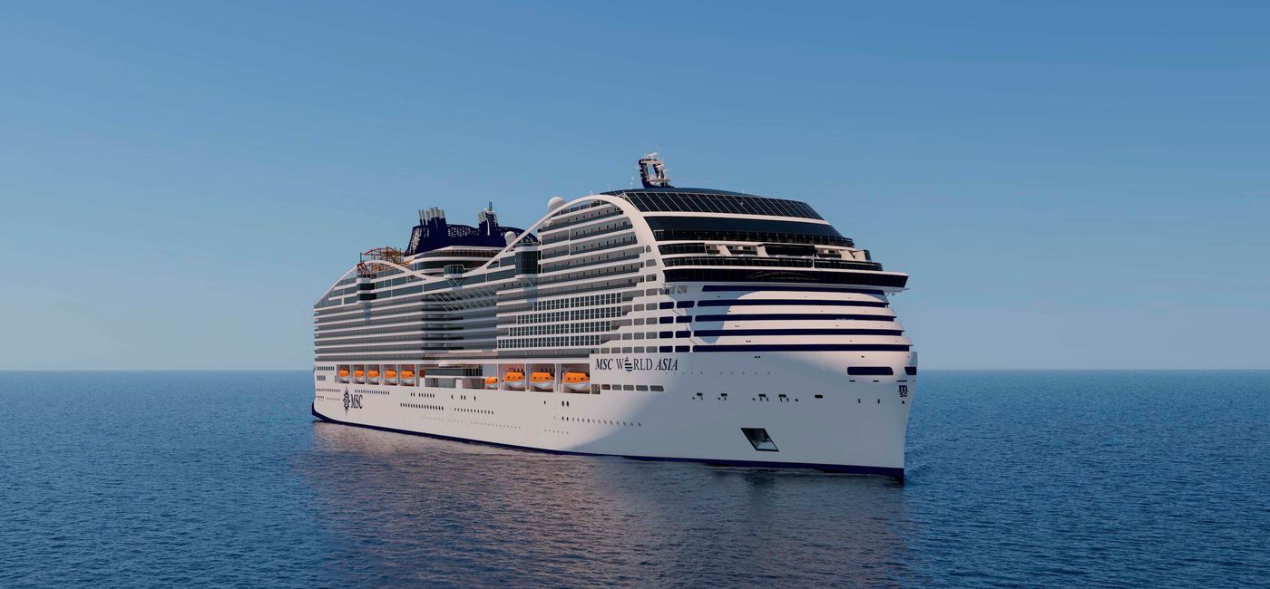 Image: MSC Cruises' third World Class ship, MSC World Asia. (Photo Credit: MSC Cruises)