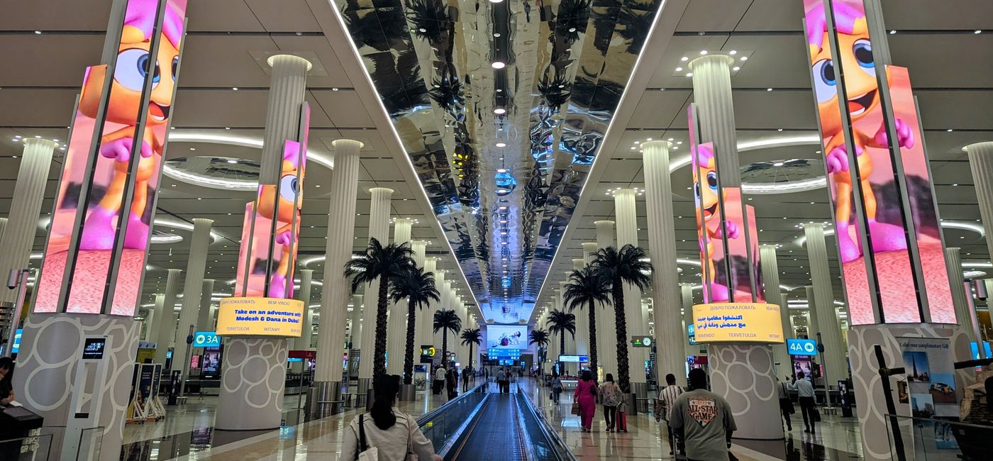 Image: The Dubai airport. (Photo Credit: Claudette Covey)