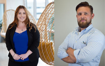 Jaymi Fiveash (left) is the new senior director of vacation planning at Windstar Cruises, and Andrew Ironstone (right) is the new director of outbound consumer sales