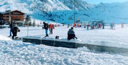 Club Med Tignes skiers