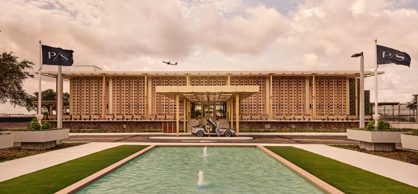 Image: Exterior of new PS private terminal in Miami (Photo Credit: Courtesy PS)