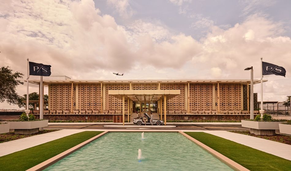 Exterior of new PS private terminal in Miami