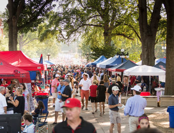 Tailgating at The Grove in Oxford, Mississippi