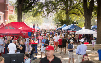 Tailgating at The Grove in Oxford, Mississippi