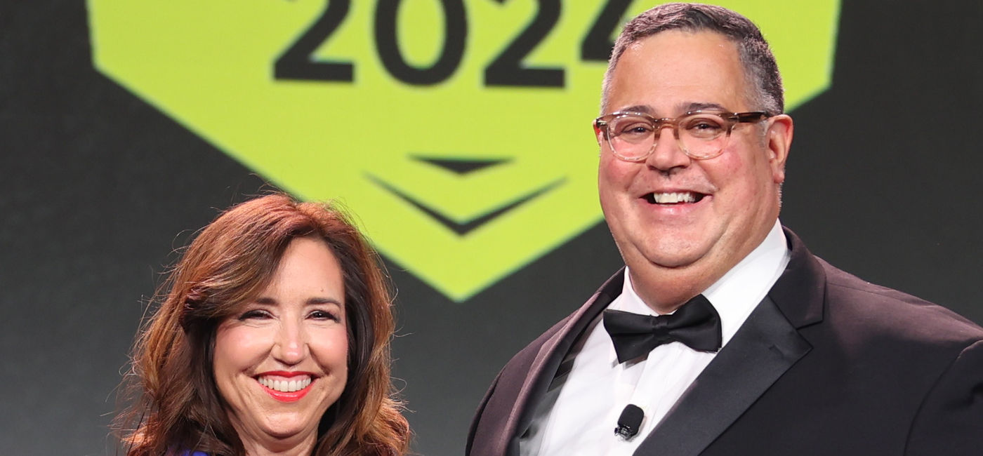 Image: Christine Duffy and Charles Sylvia at CLIA's Cruise360 (Photo Credit: Cruise Lines International Association)