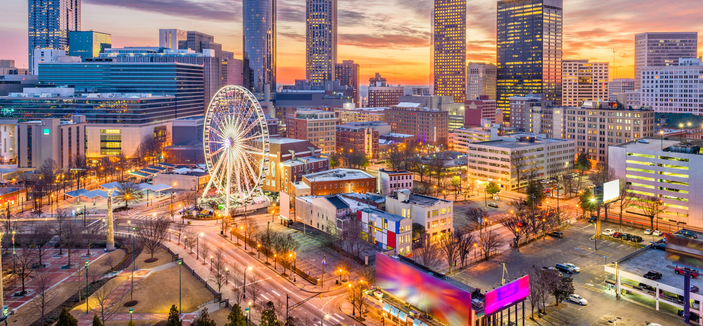 Image: Aerial view of Atlanta, Georgia. (Photo Credit: SeanPavonePhoto/Adobe)