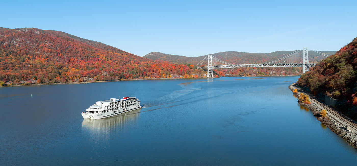 Image: American Cruise Lines sailing on the Hudson River (Photo Credit: American Cruise Lines)