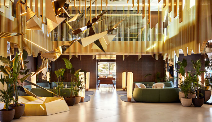 Grand Hyatt Barcelona lobby Grand Hyatt Barcelona lobby
