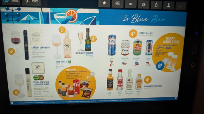 French Bee wine menu