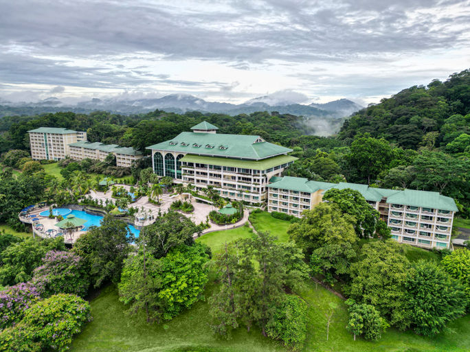 Aerial view of Gamboa Rainforest Reserve, a new Preferred Hotels & Resorts property. Gamboa rainforest reserve, luxury resorts in panama, panama luxury hotels