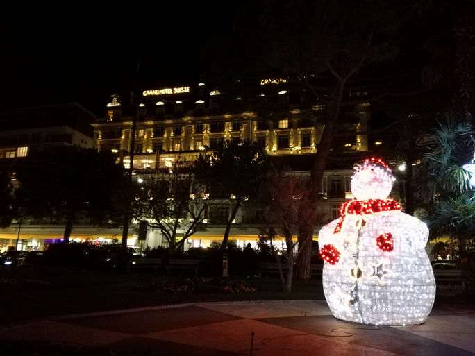 Montreux,Christmas,snowman