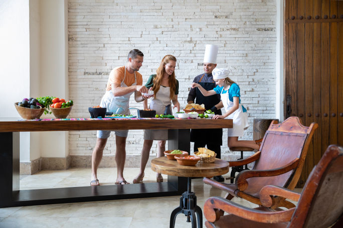 A cooking class at Hyatt Ziva Puerto Vallarta A cooking class at Hyatt Ziva Puerto Vallarta