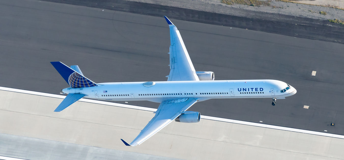 Image: United Airlines Boeing 757 taking off. (Photo Credit: Thiago Trevisan/Adobe)