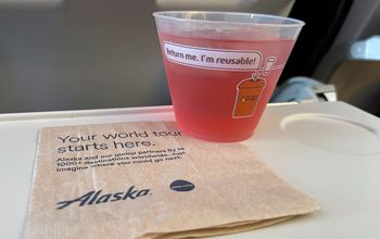 r.World, Alaska Airlines, sustainability on airplanes