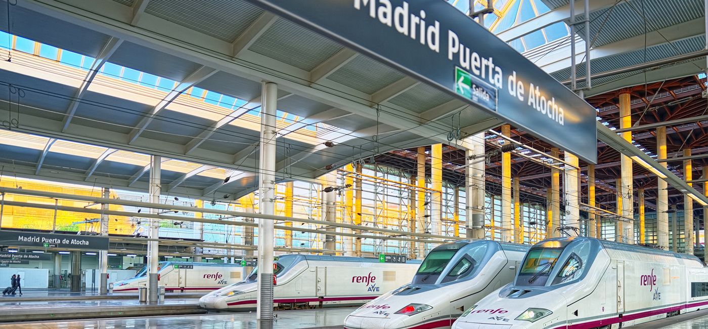 Image: The Madrid rail station (Source: Railbookers)