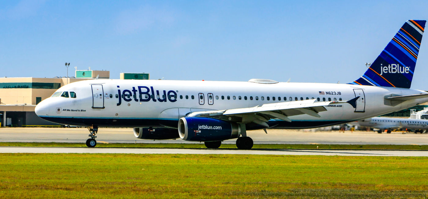 Image: JetBlue Airbus A320. (photo via csfotoimages/iStock Editorial/Getty Images Plus)