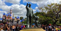 Partners statue at Disneyland
