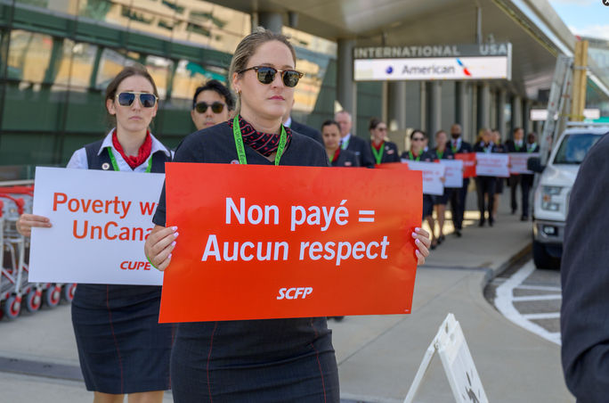 Air Canada strike (french) Air Canada strike (french)