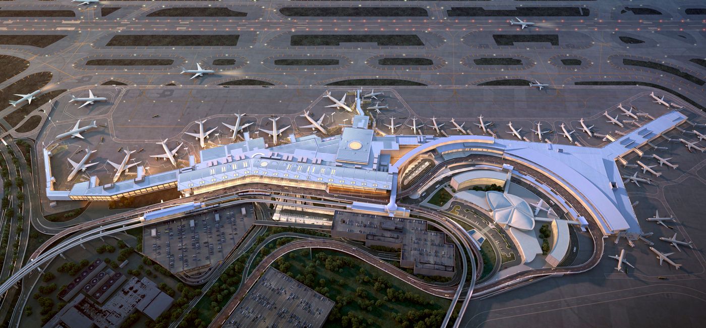 Image: A rendering of JetBlue's Upcoming Terminal 6 at JFK (Photo Credit: Courtesy JetBlue)