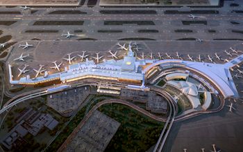 A rendering of JetBlue's Upcoming Terminal 6 at JFK