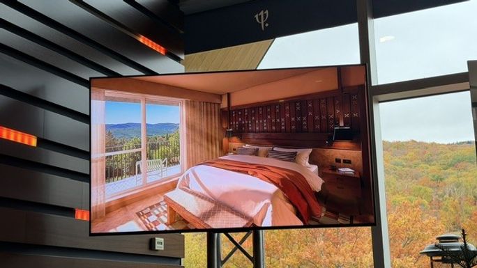 Club Med Tremblant hotel room rendering Club Med Tremblant hotel room rendering