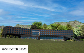 A rendering of Silversea's forthcoming hotel in Puerto Williams, Chile