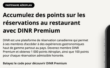 Aeroplan DINR (french)