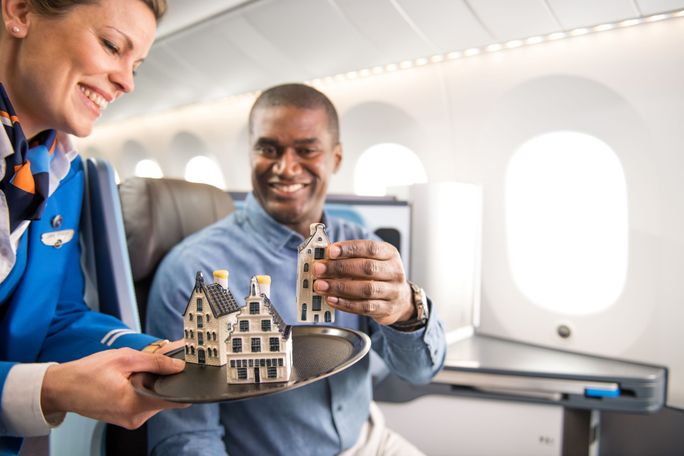Premium service onboard KLM