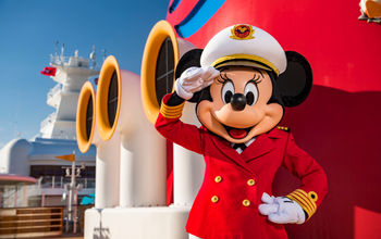 Captain Minnie Mouse is delighting children aboard all Disney Cruise Line ships.