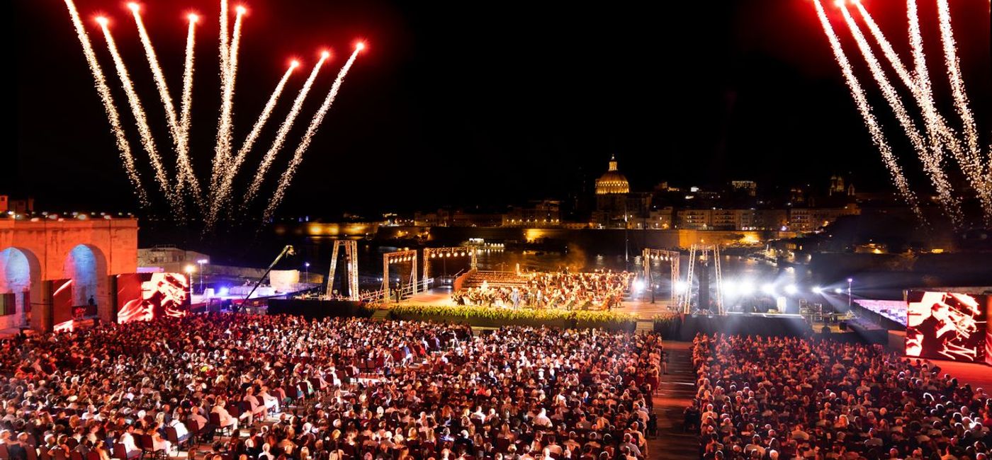 Image: Fireworks in Floriana, Malta (Photo Credit: Malta Tourism Authority)