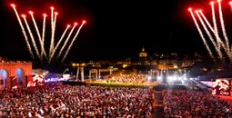 Fireworks in Floriana, Malta